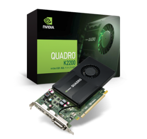 NVIDIA Quadro K2200 4GB DVI /& Dual Display 3 Ports  Computer Video Graphics Card