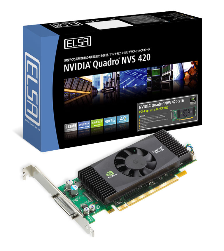 (未使用･未開封品)　nVidia Quadro NVS450 DisplayPort出力4系統 PCI-Express用  vf3p617 未使用・未開封品) nVidia Quadro NVS450 DisplayPort出力4系統