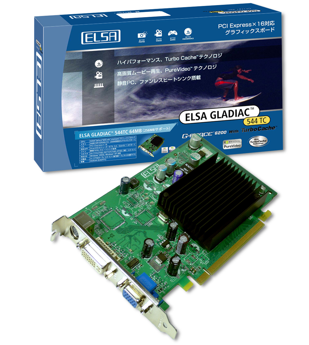 ELSA GLADIAC 544 TC 64MB - 株式会社 エルザ ジャパン