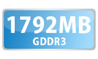 eʒGDDR3 1792MB