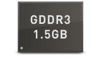 eGDDR3 1536MB