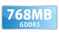 eGDDR3 768MB t[obt@