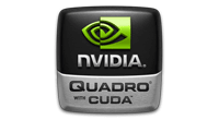 ロゴ：NVIDIA Quadro