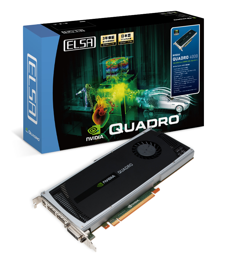 グラフィックスボードNVIDIA Quadro K4000