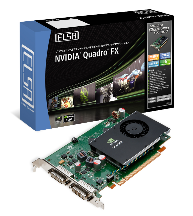 ビデオボード　NVIDIA Quadro fx 380