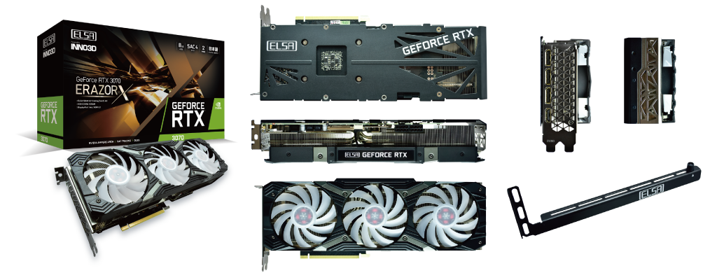 新品未使用ELSA GeForce RTX 3070 ERAZOR X