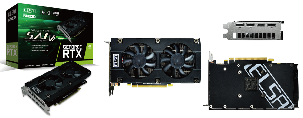 新品未開封2年保証　ELSA GeForce RTX 2060 S.A.C V2