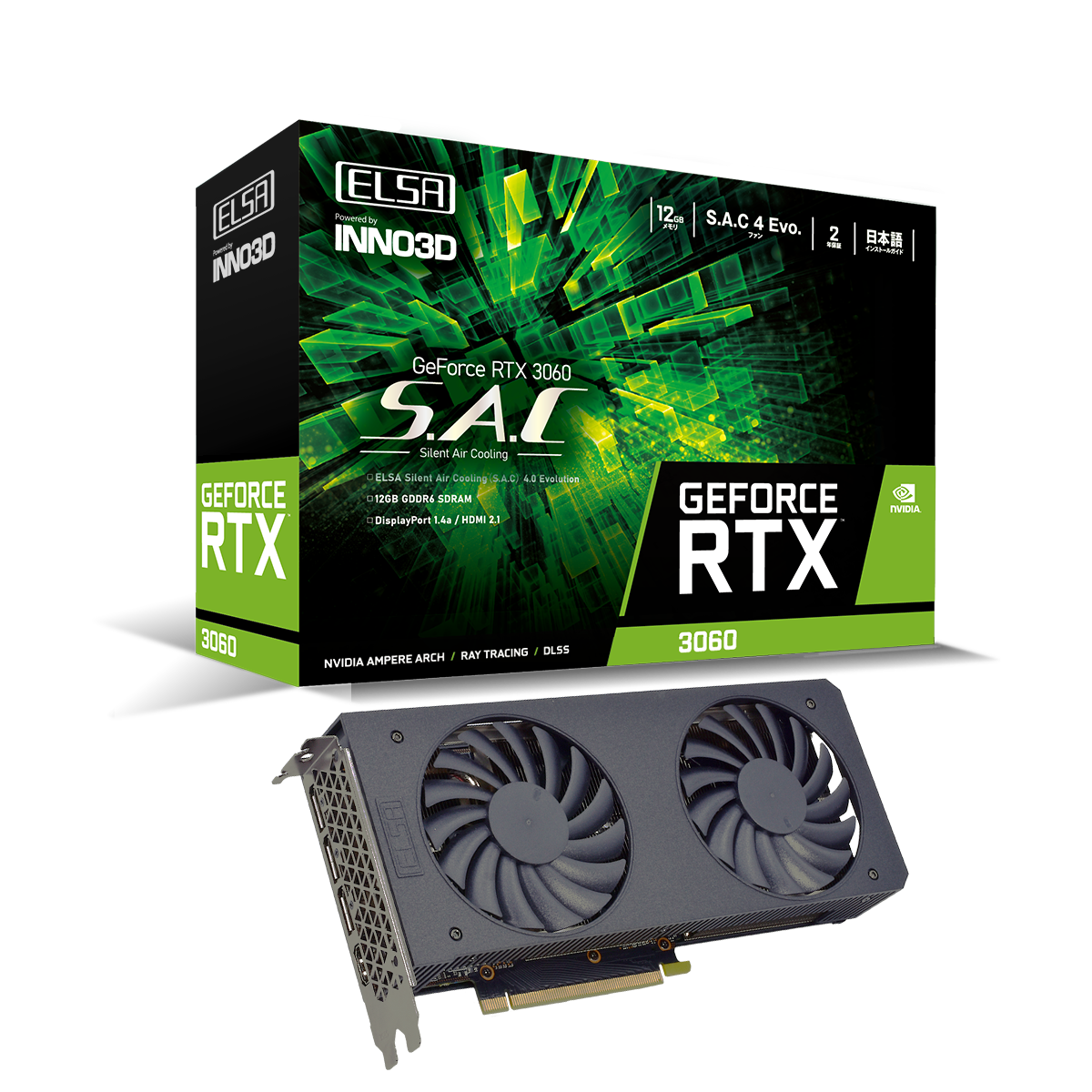 ELSA GeForce RTX  S.A.C /L 新品 未使用   PCパーツ