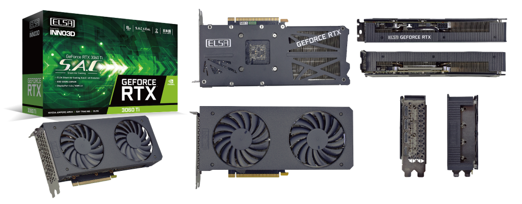 新製品）ELSA GeForce RTX 3060 Ti S.A.C LHRを発売いたします