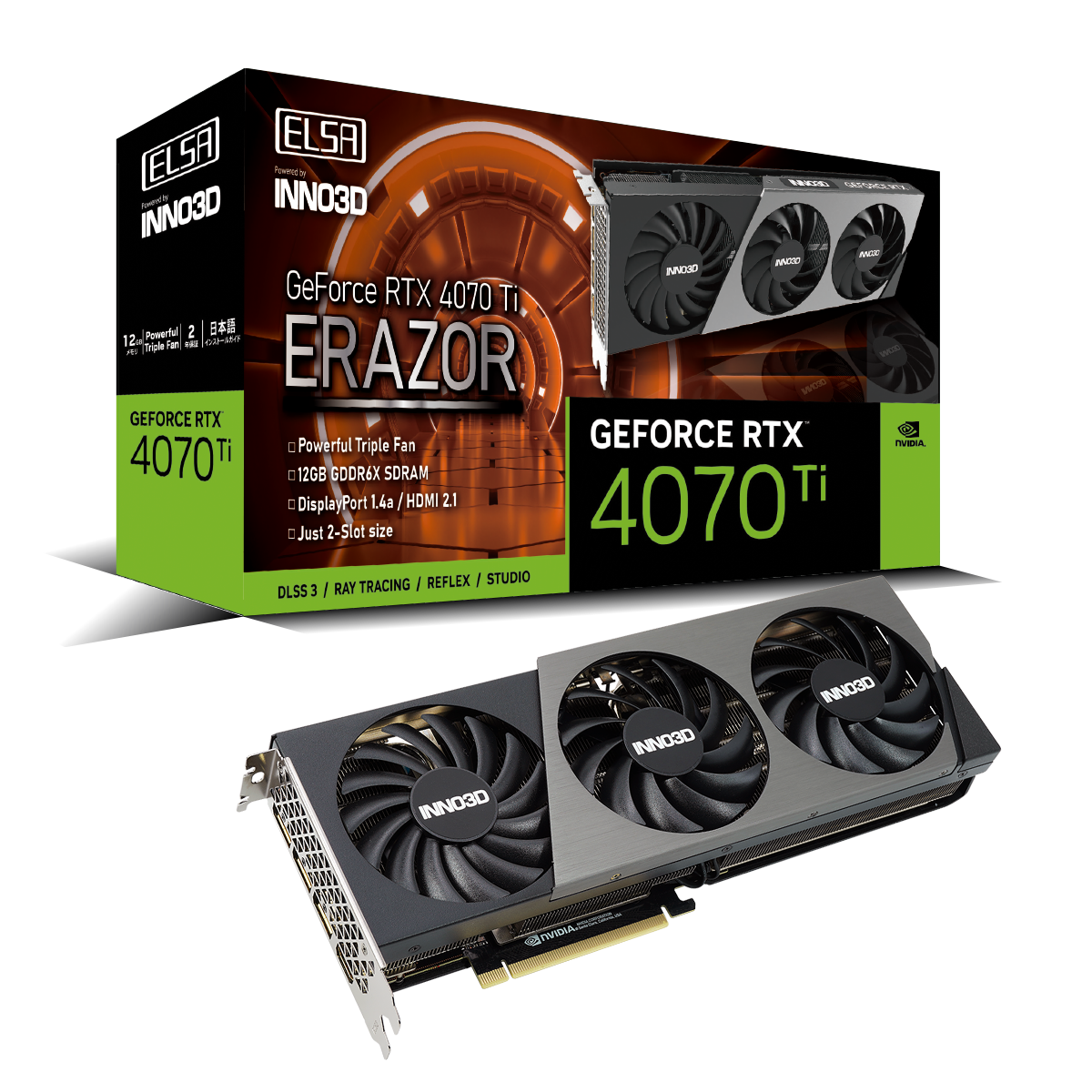 エルザ GeForce RTX 3060 グラフィックスボード ERAZOR GD3060-12GEREZ