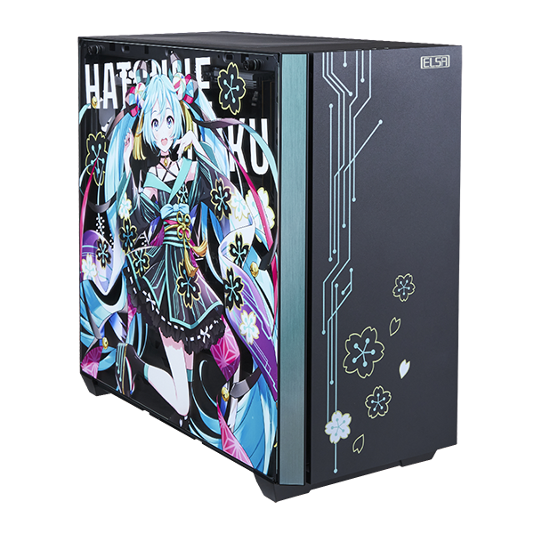 ELSA GALUDA-D HATSUNE MIKU Edition ハイエンドモデル(BLACK