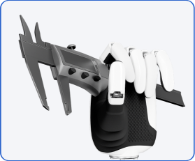 複数関節の連動による高度な道具の運用