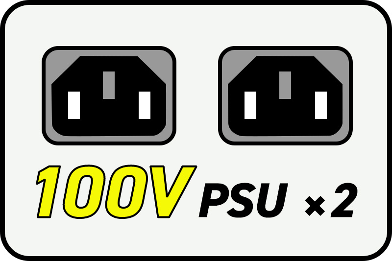 100V電源×2基の「スマート分散給電」