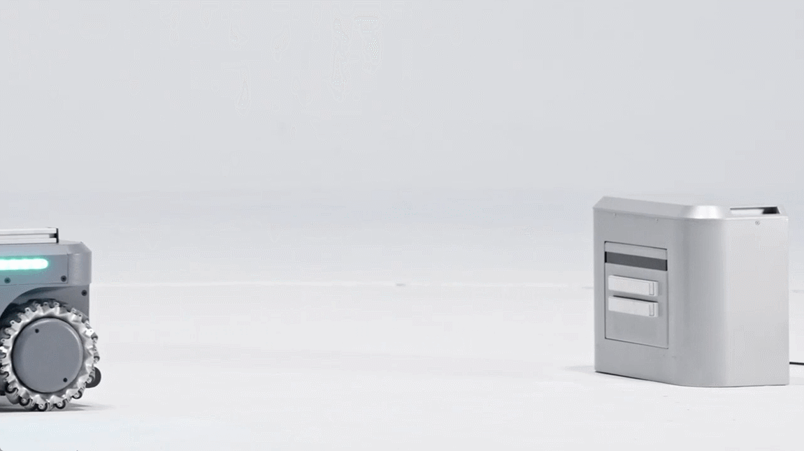 バッテリー交換機構・自動充電イメージ